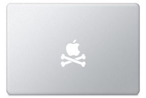Adesivo para macbook Ossos Cruzados