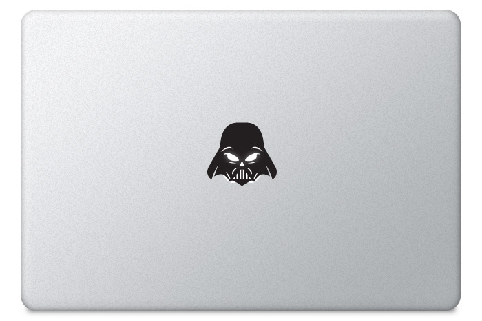 Adesivo para macbook Darth Vader Aceso