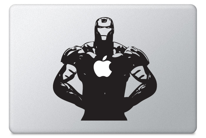Adesivo para macbook Iron man