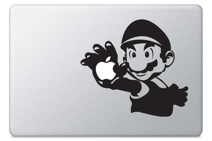 Adesivo para macbook Super Mario