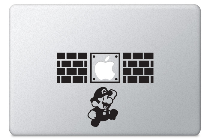 Adesivo para macbook Super Mario Jump
