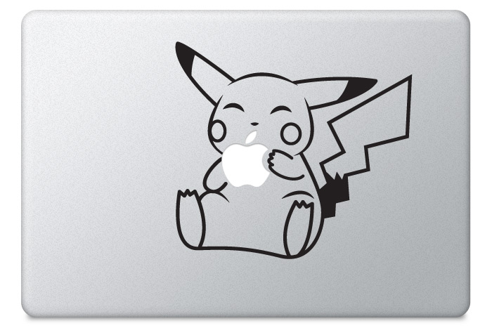 Adesivo para macbook Pikachu