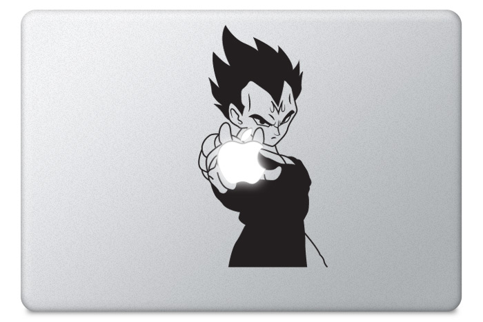 Adesivo para macbook Vegeta (Dragon Ball Z)