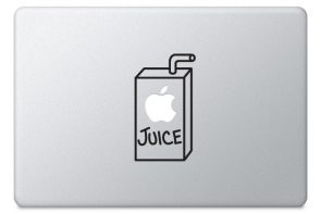 Adesivo para macbook Apple Juice