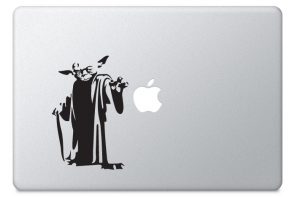 Adesivo para macbook Mestre Yoda  (Star Wars)