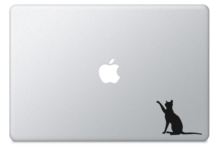 Adesivo para macbook Gato